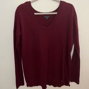 American Eagle Maroon Long Sleeve!